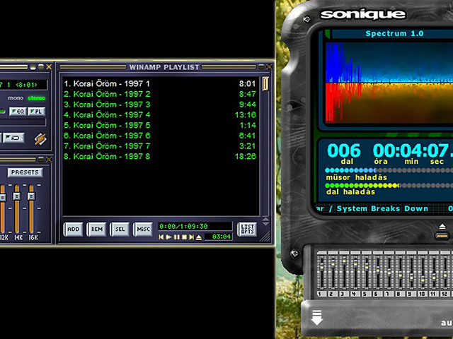 Winamp és Sonique – Emlékszel még ezekre?