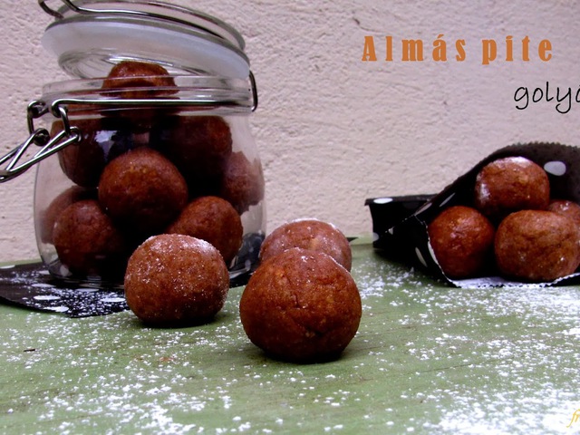 Almás pite golyó