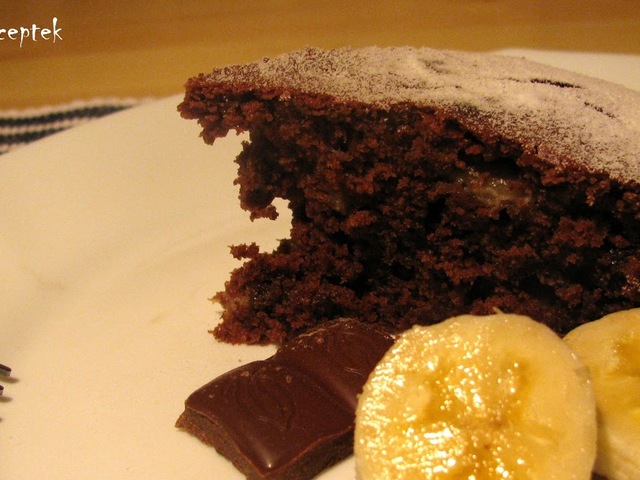 Csokis-banános torta