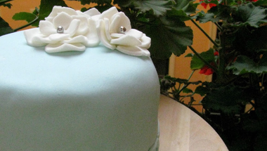 Születésnapi virágos mini torta