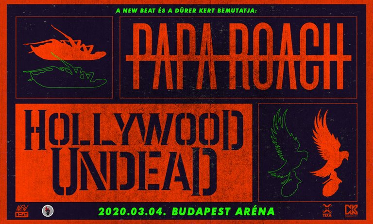 Hollywood Undead és Papa Roach az Arénában!