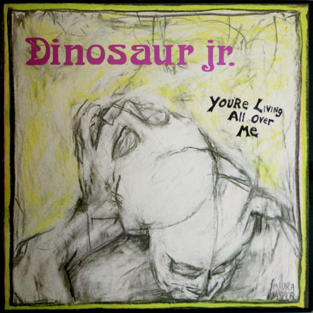10. Dinosaur Jr. - You’re Living All Over Me:<br /><br />Az 1987-es You’re Living All Over Me a Dinosaur Jr. második nagylemeze. Szerepel az 1001 lemez, amit hallanod kell, mielőtt meghalsz című könyvben. A zenekar a mai napig aktív, legutóbbi lemezük tavaly jelent meg.