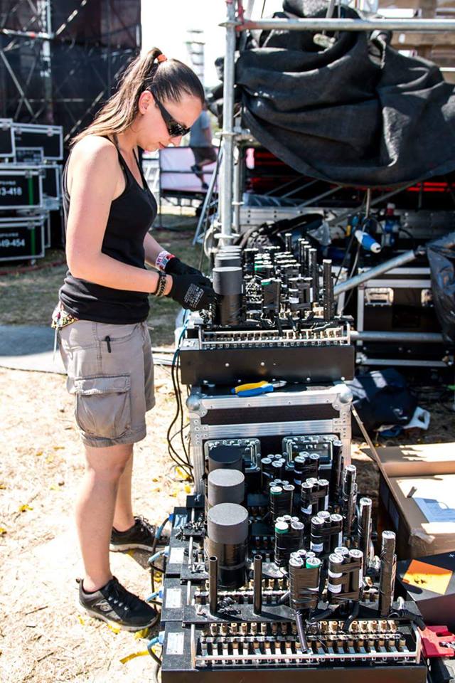 2016. Volt Fesztivál nagyszínpad backstage