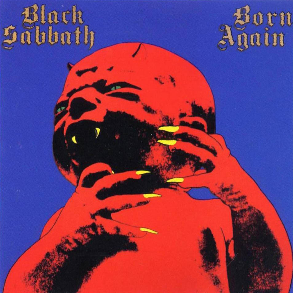 Black Sabbath - Born Again (1983): Ki ez az alak? A: Damien az Ómenből. B: Gólem. C: Egy földönkívüli. 