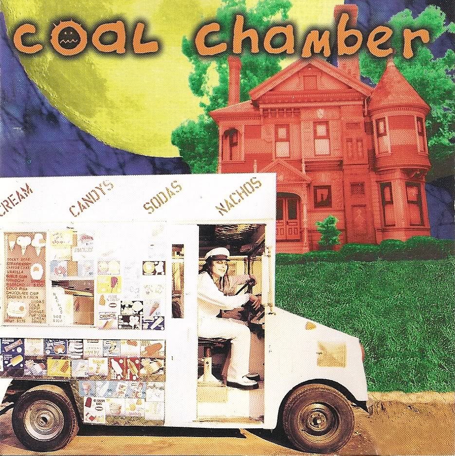7. Coal Chamber - Coal Chamber:<br /><br />Az együttes nevével azonos címet viselő debütáló lemez továbbvitte a 90-es években kibontakozó nu metal vonalat. A kritikusok szerint a Korn és a White Zombie hangzásvilágát elegyítette a lemez. A Loco című daluk egy generáció himnusza lett.