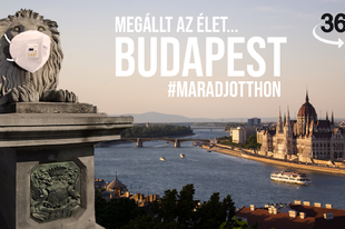 Budapest elnéptelenedett utcái 360 fokos videóval