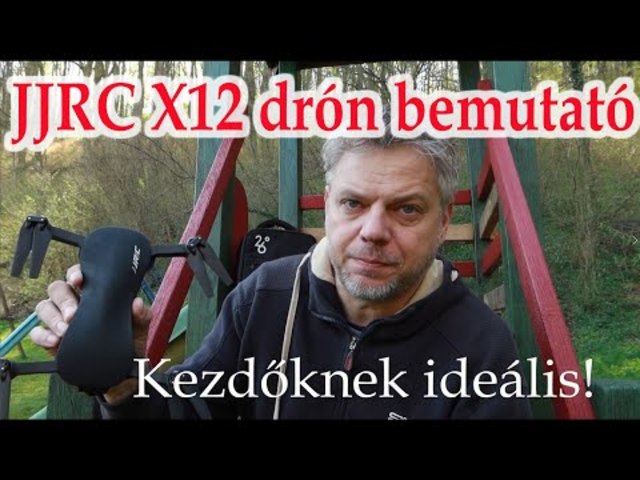 JJRC X12 Aurora drón bemutató