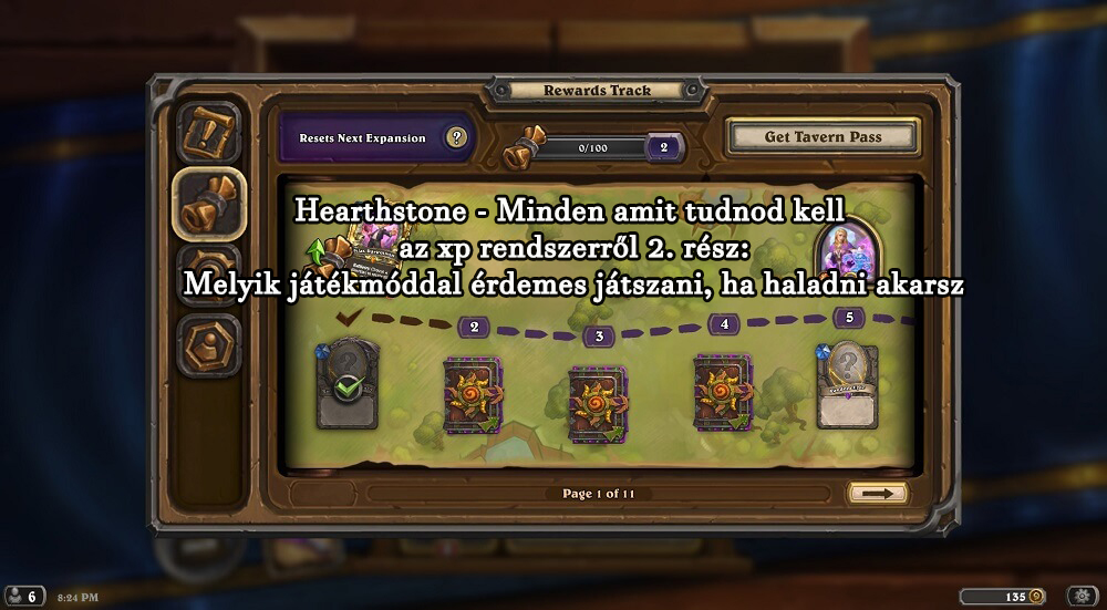 Hearthstone -  Minden, amit tudnod kell az xp rendszerről! – 2. rész