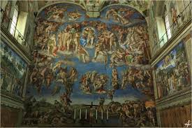 pic-4-you - művészet - festmény - Michelangelo - Sixtus-kápolna - Utolsó  ítélet - Róma