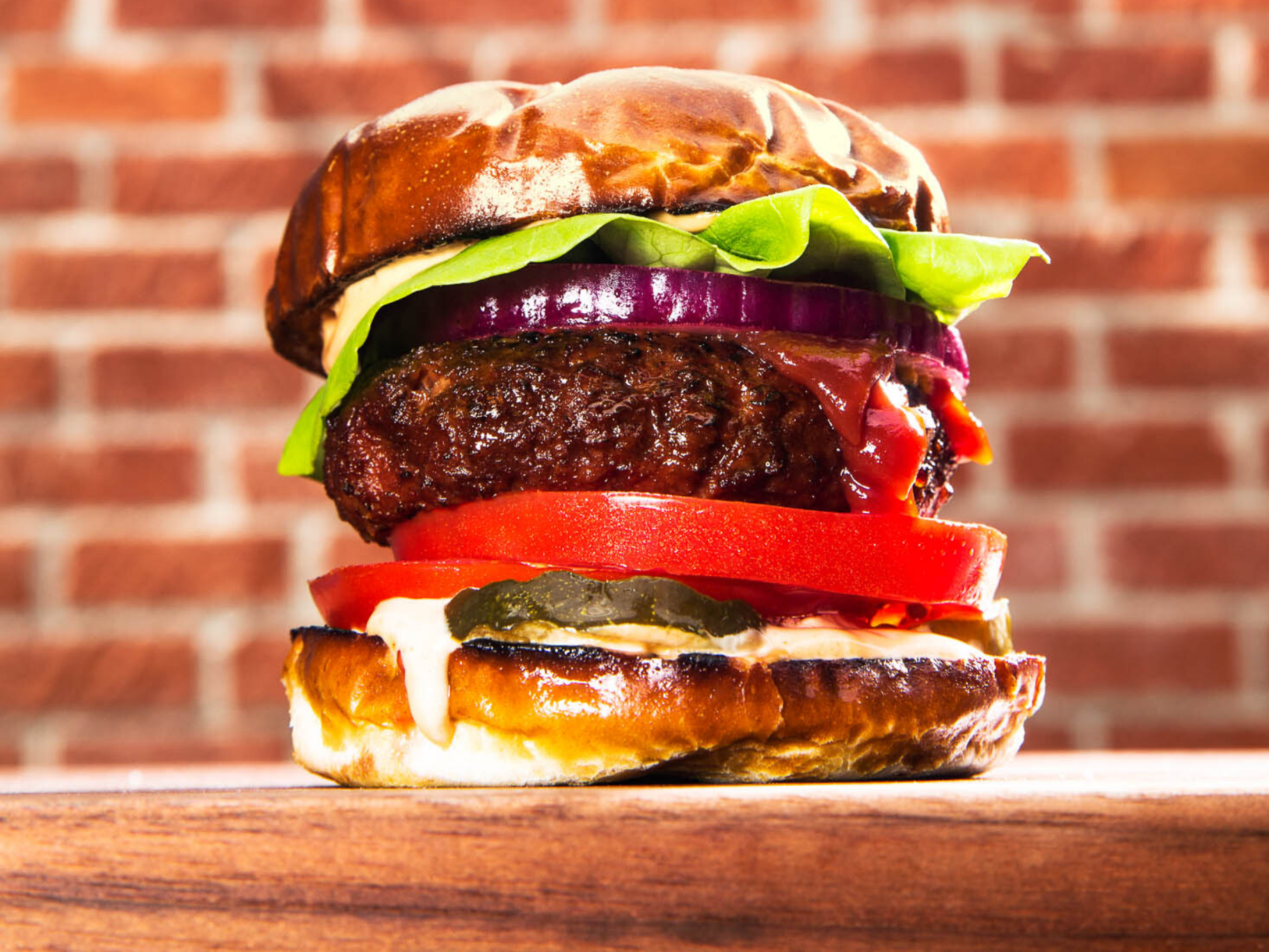 Beyond burger – húsmentes hamburger házilag