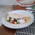 Gyros tortillában
