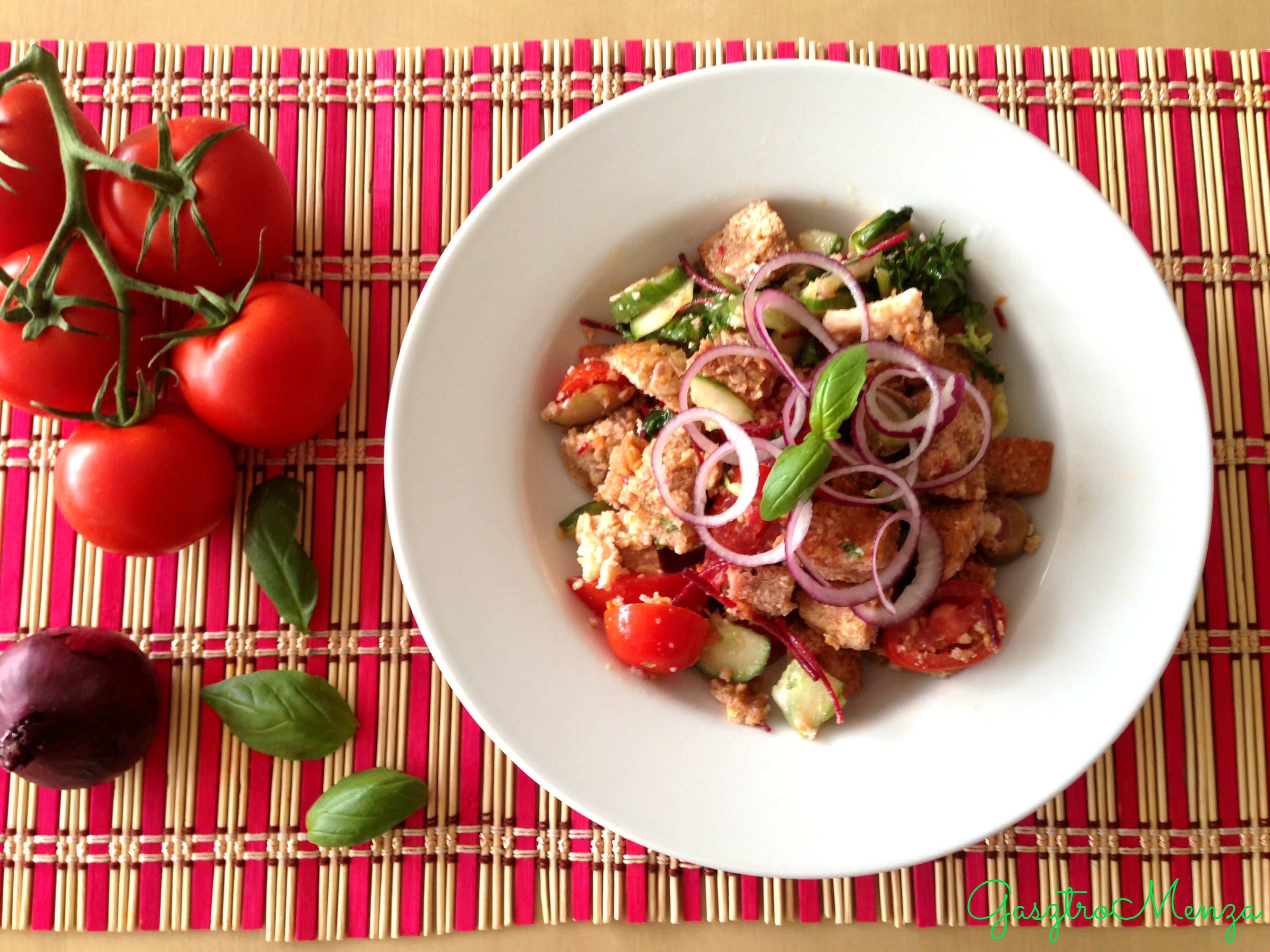 Panzanella, a toszkán kenyérsaláta