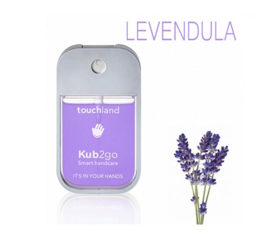 Kub2Go kézfertőtlenítő spray - Touchland<br /><br />http://www.touchland.hu/termek/kub2go-levendula/<br />