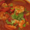 Sopa de mariscos/gambas - Mexikói halleves vagy rákleves