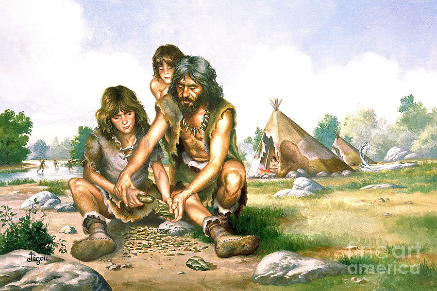 homo-sapiens-cutting-early-stone-tools-publiphoto.jpg