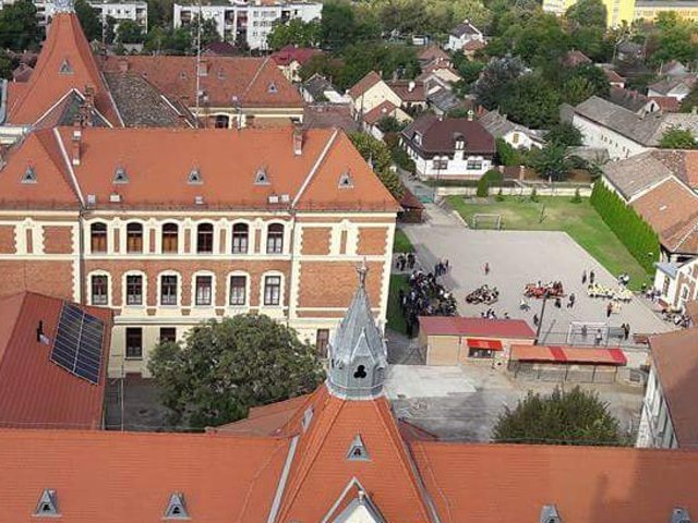 Csömöte Csörte madártávlatból, Pesti Krisztina a templomtoronyból készítette a felvételt #ajrg #gimiblog #csömötecsörte