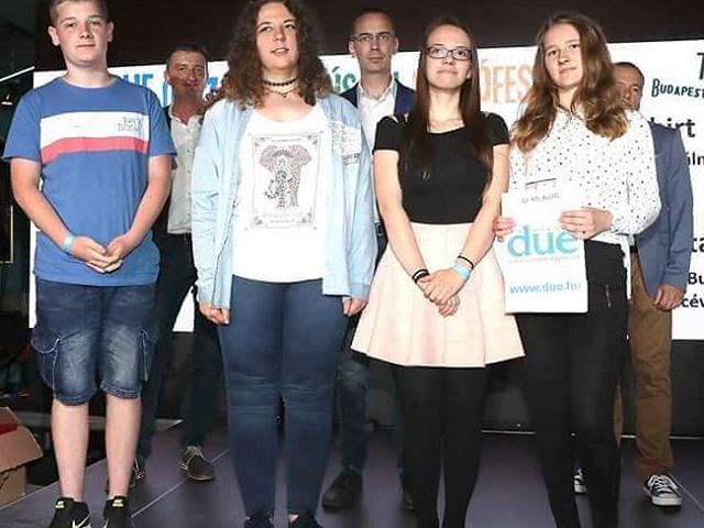 DUE díjkiosztón - 3. hely #ajrg #ajrgmediateam #gimiblog #due @duemediahalozat
