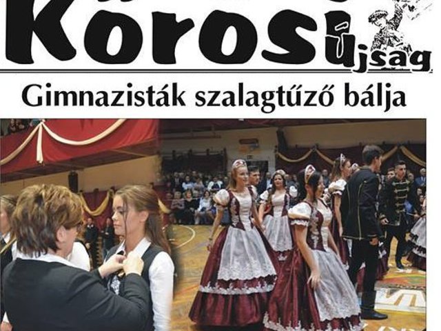 Címlapon a gimis szalagtűző #ajrg #gimiblog #szalagtűző #címlap #kőrösiújság #nagykőrös #palotás #12a