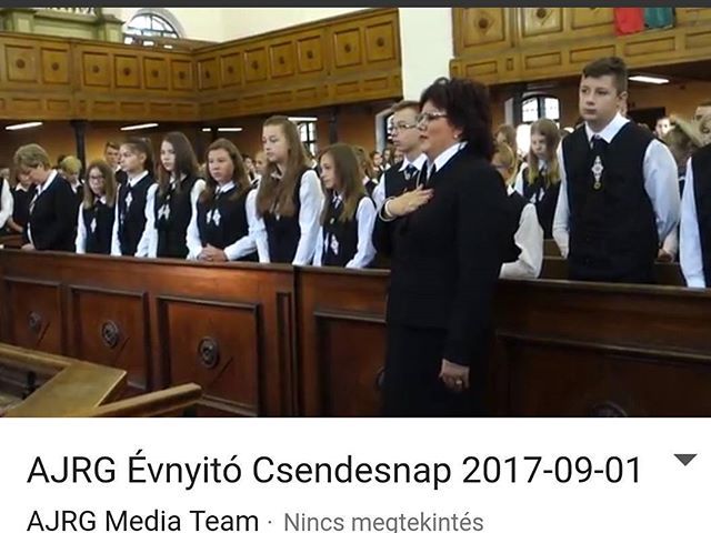 Összefoglaló videó az új intézményvezető és a diákok fogadalomtételével a szeptember 1-jei Évnyitó Csendesnapról: https://youtu.be/QPtWeWwbT7w #ajrg #gimiblog #évnyitó #csendesnap