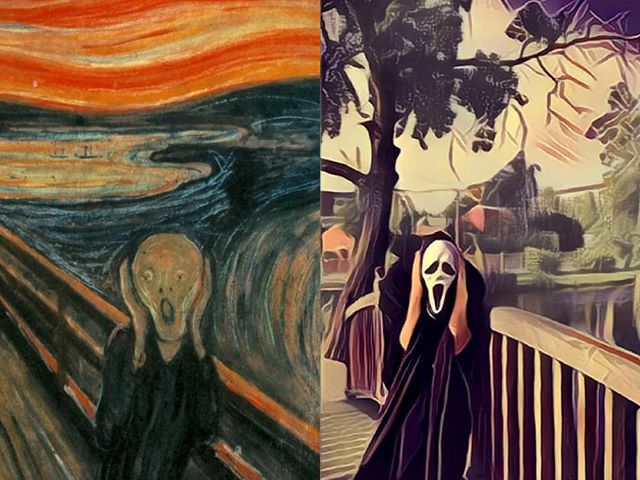 Telekom "2018-as LEGYÉLTEIS!" nyereményjátékának 2. Prismarajz feladata: Rekonstruáltuk Edvard Munch norvég expresszionista festő leghíresebb festményét, A sikolyt. #telekom #legyelteis #legyélteis #legyelteis2018 #nagykőrös #prismarajz #prisma #asikoly #thescream #rekonstruálás #ajrgmediateam