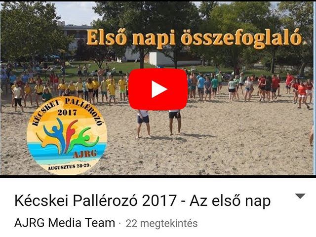 Kécskei Pallérozó 2017 - első napi videós összefoglaló: https://youtu.be/lYgKr9mDfV8 #ajrg #gimiblog #kécskei #pallérozó #tiszakécske
