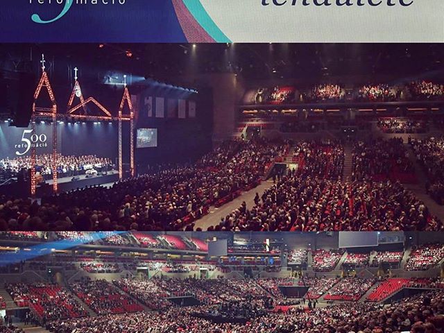 Reformáció 500 Emlékünnepe a Papp László Budapest Sportarénában #ajrg #gimiblog #ref500 #reformáció #aréna #budapest