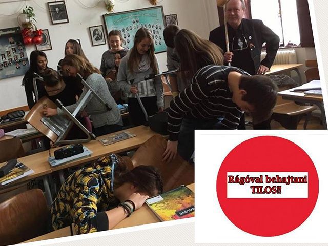 Vraukó János tanár úr rágógumimentes órája ma a 10.c-ben #ajrg #gimiblog #gimisek #rágógumi #mentes
