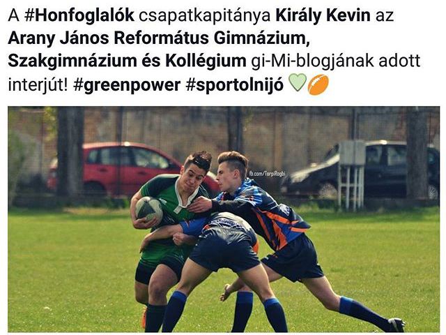 A "Sportolni jó!" soron következő interjúja a gi-MI-blogon: @kiraly_13 #ajrg #gimiblog #sport #rögbi #rugby #honfoglalók