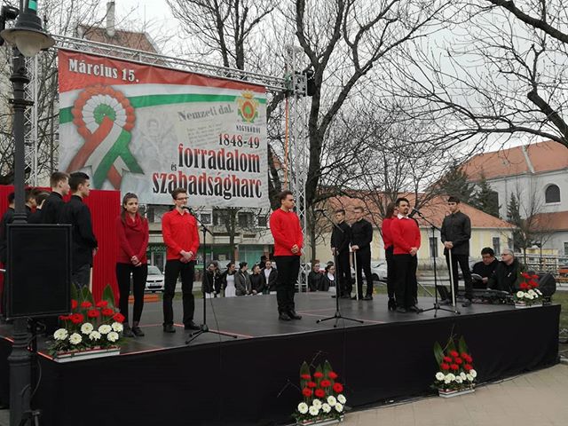 Március 15-i műsor #ajrg #gimiblog #1848 #március15 #ünnepség #városiünnepség #nagykőrös