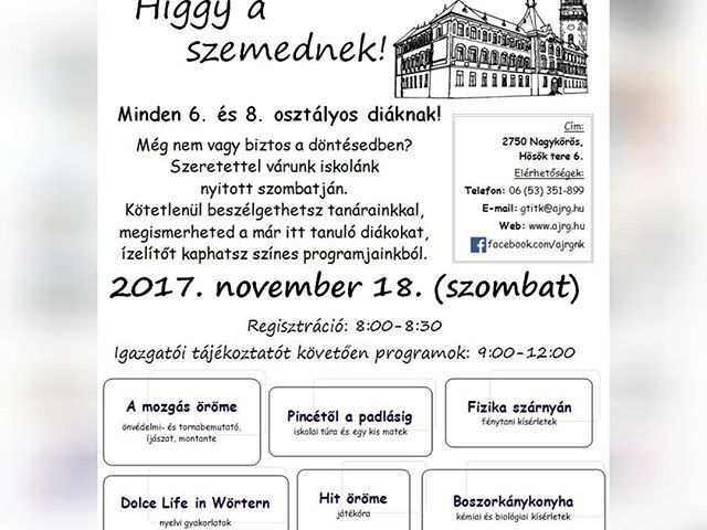 Hamarosan nyílt nap a gimiben, megmutatjuk milyen az élet nálunk. :) #ajrg #gimblog #gimi #nyiltnap