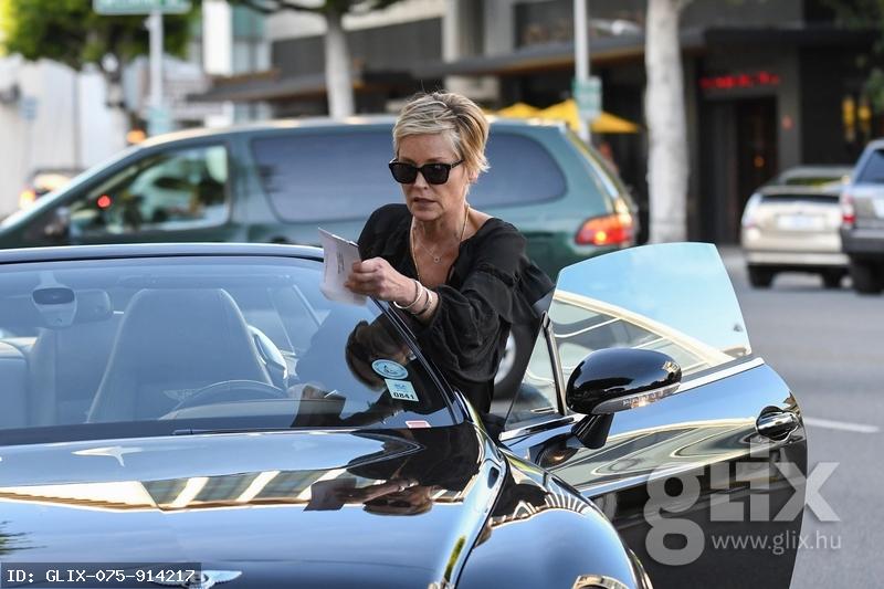 Sharon Stone csúnyán beleszaladt egy parkolási "mikuláscsomagba"