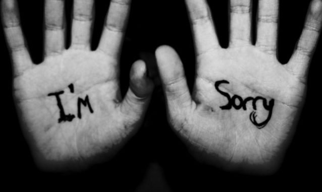 Bocsánatot kérni nem egyszerű