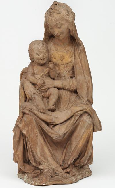 Leonardo készítette a Szűzanya és a nevető Gyermek szobrát?