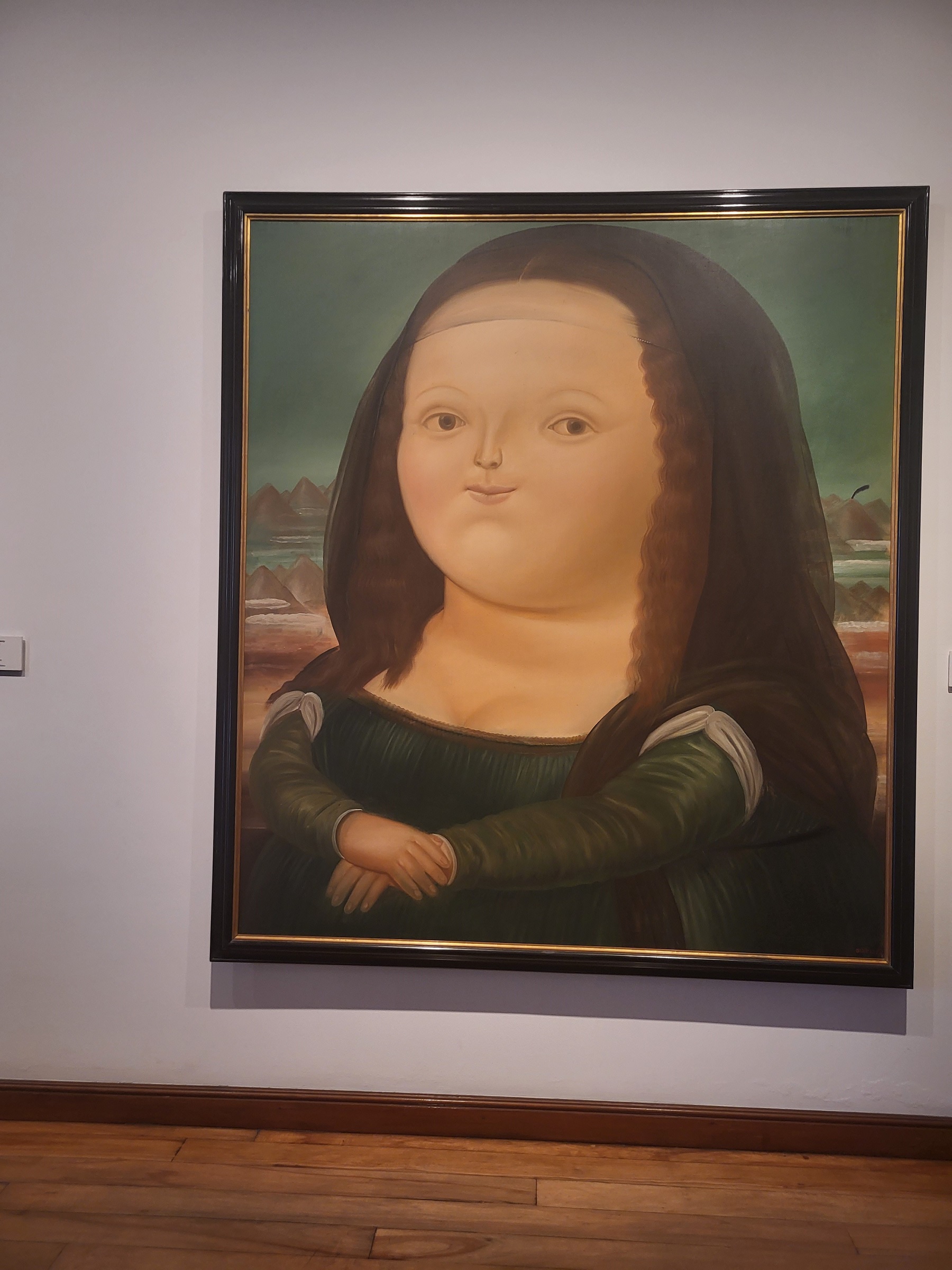 Mona Lisa Botero szemével.