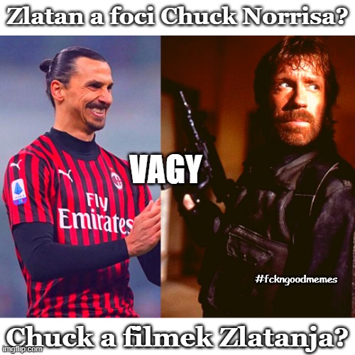 Zlatan a foci Chuck Norrisa?