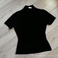 Egyszerű fekete bársonypólóból viktoriánus felső? / From a simple black velvet t-shirt to victorian gothic top?