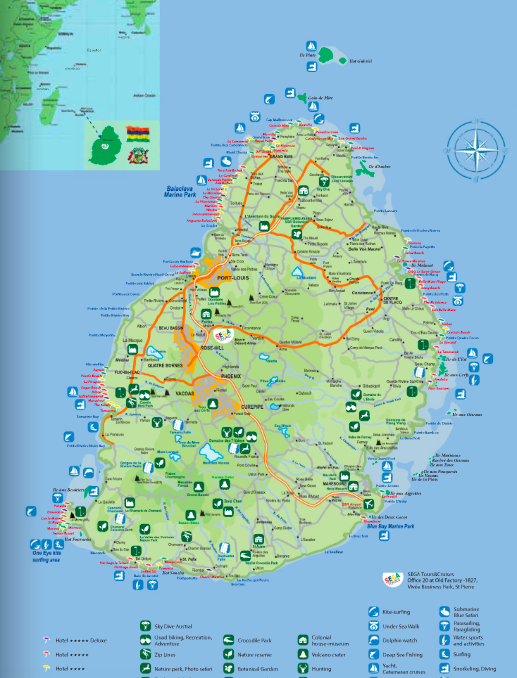 Afrika dél keleti partja mellett, Madagaszkártól keletre található ez az 1865 négyzetkilométernyi sziget.