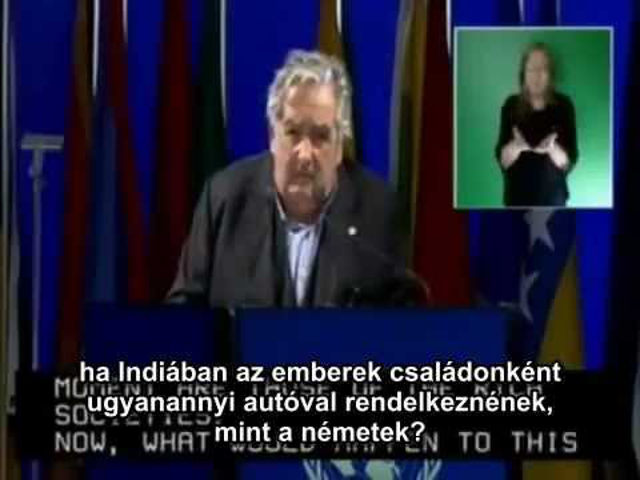 Uruguay elnökének csodálatos beszéde