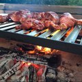 Argentine Grill & Brick BBQ Smoker Stop Motion - Part 2