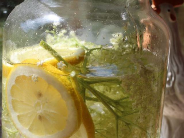 Készíts ízesített vizet! - Bodzavirágos-citromos víz