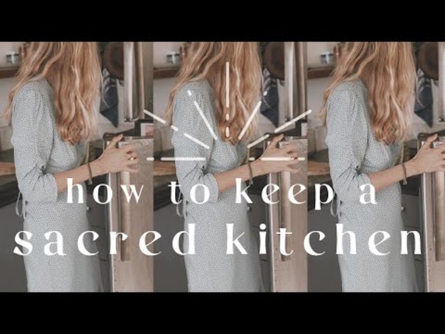 How to keep a SACRED KITCHEN ⊹⊹ what WELLNESS means to me