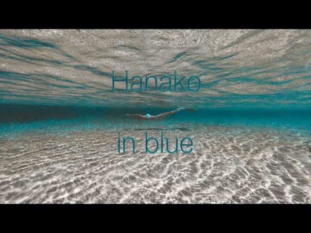Hanako in blue