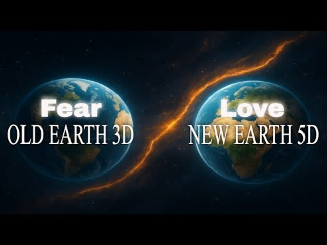 The Earth Splitting into Two Timelines