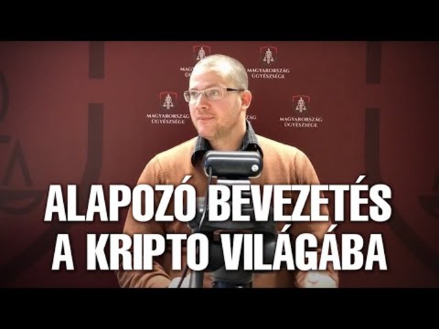 Magyarország ügyészségén adhattam elő kriptopénz témában