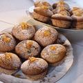 Narancslekváros-nutellás muffin