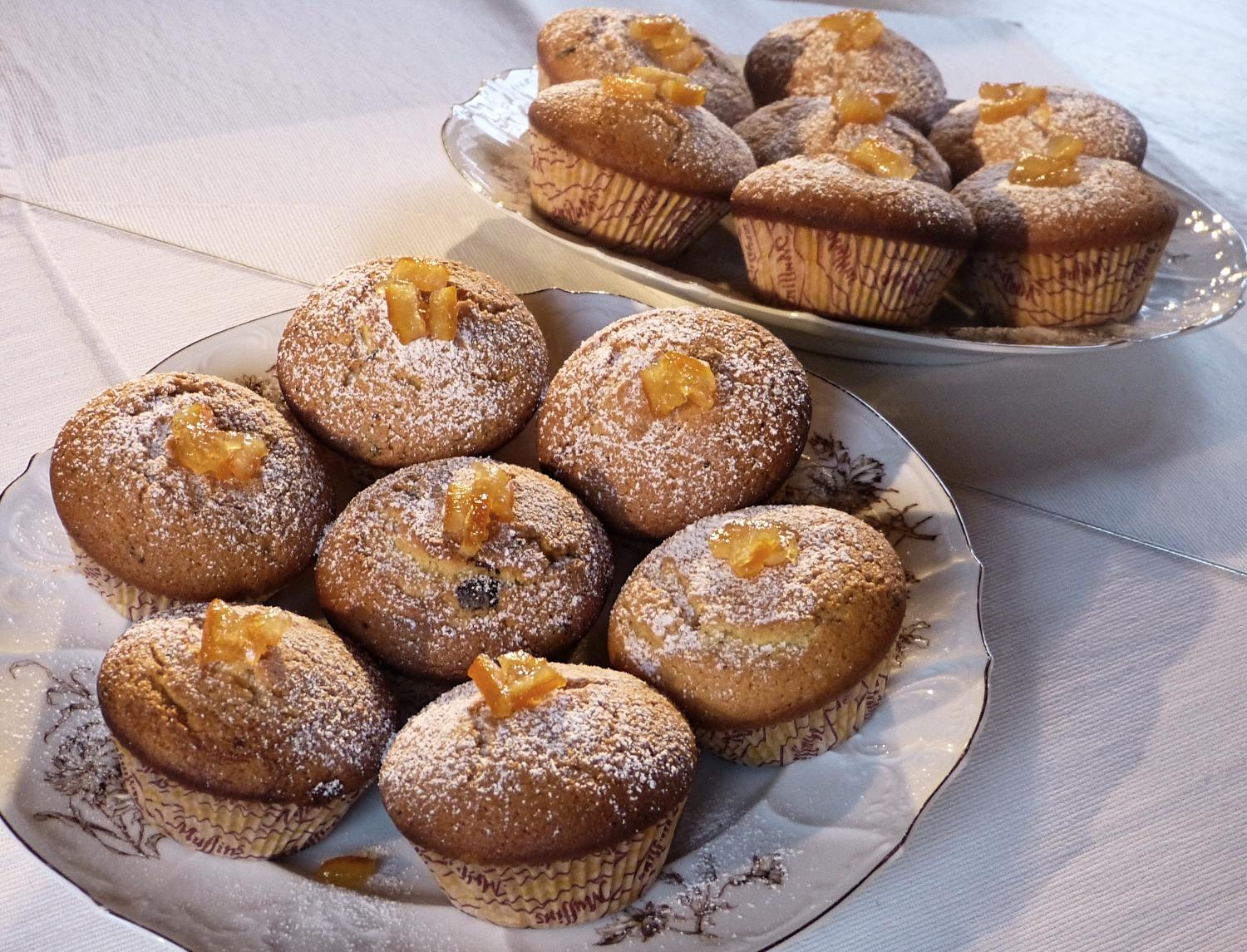 Narancslekváros-nutellás muffin
