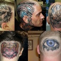 Tetoválás fejbőrre