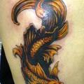 Művészi tetoválások - hal a bőrön - tattoo