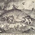 A nagy hal megeszi a kis halakat - 1557 - Pieter Bruegel