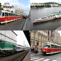 Villamosozás, vonatozás és hajózgatás a cseh fővárosban
